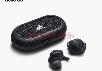 阿迪达斯 （adidas） FWD-02 SPORT真无线蓝牙耳机运动跑步防水防汗耳塞 深灰色